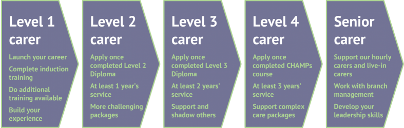 Career path as a care assistant
