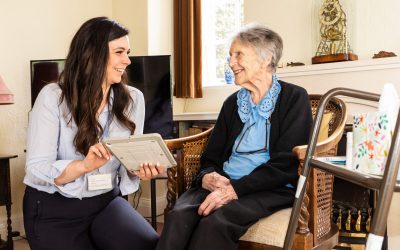 A Carefound Home Care client discussing her care needs