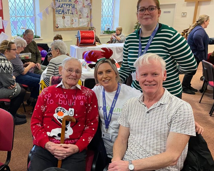 Attendees enjoying Christmas Coffee Morning in Harrogate