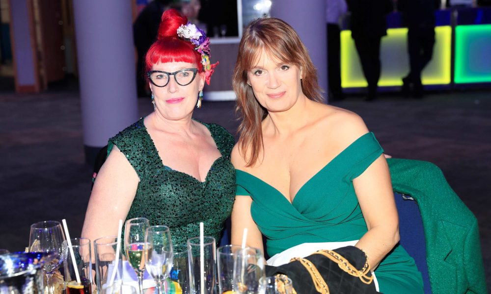 Karen Crampton and Leonnie Martin from Carefound Home Care at the Great British Care Awards