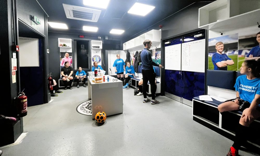 Carefound Home Care team talk at Kick4Parkinsons