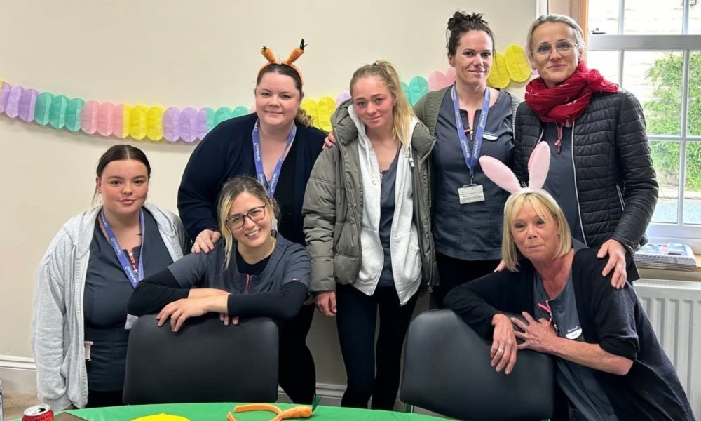 Easter games at Carefound Home Care in Harrogate