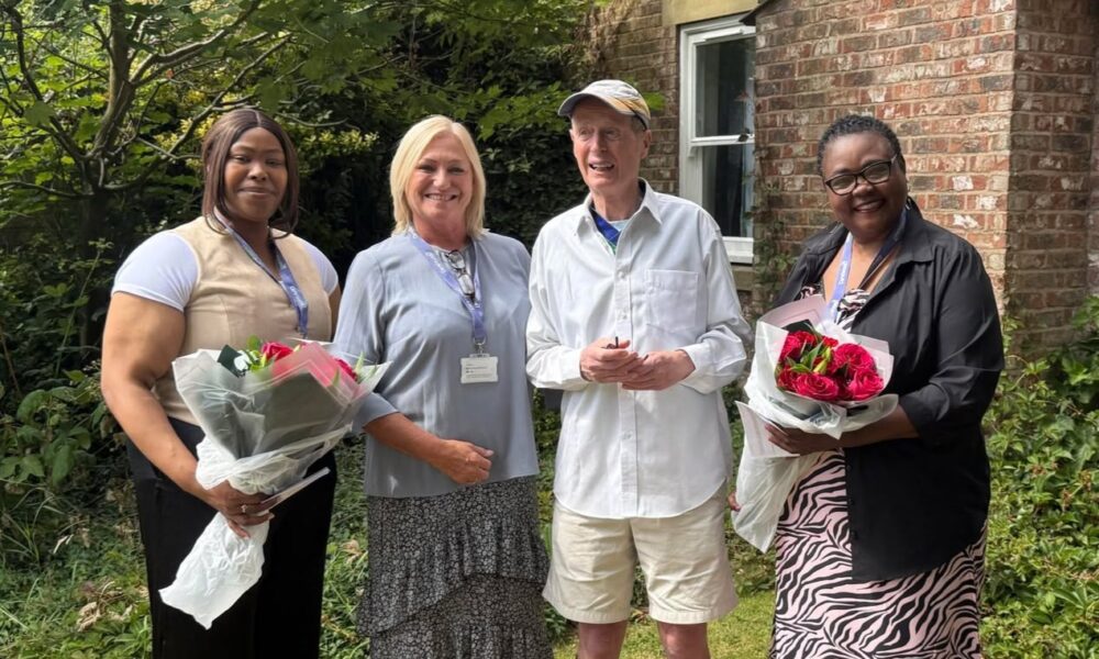 Carefound plato award winners Maria Brown, Lorna Miles, Michael Hetherton and Barbara Tanyanyiwa