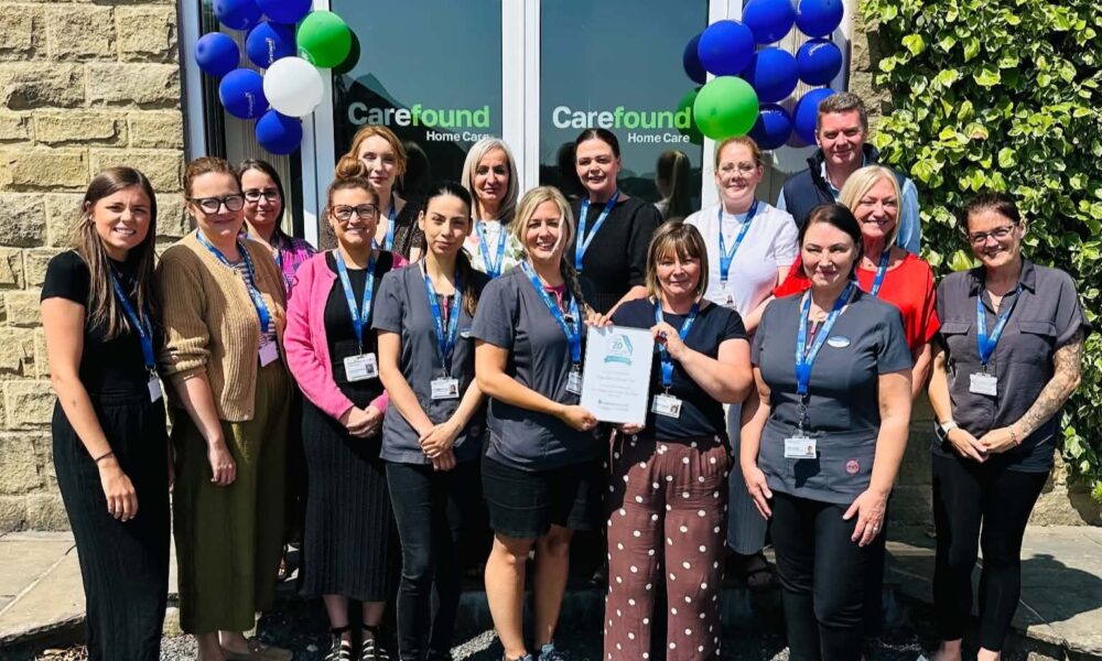 Carefound Home Care Top 20 homecare.co.uk award 2026