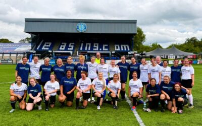 Carefound Home Care and Macclesfield District Hospital at Kick4Charity event Carefound Home Care and Macclesfield District Hospital at Football event